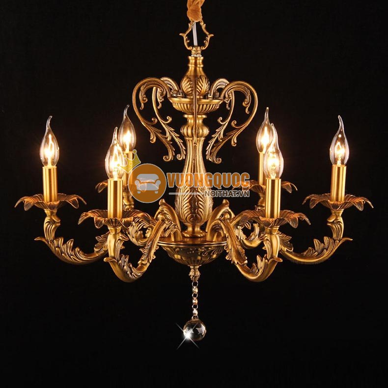 Đèn chùm đồng cổ điển phong cách Ý ATL8501-6